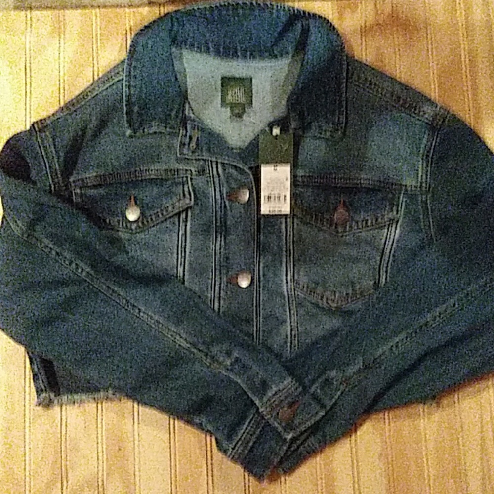 Denim blue jean jacket. New with tags.